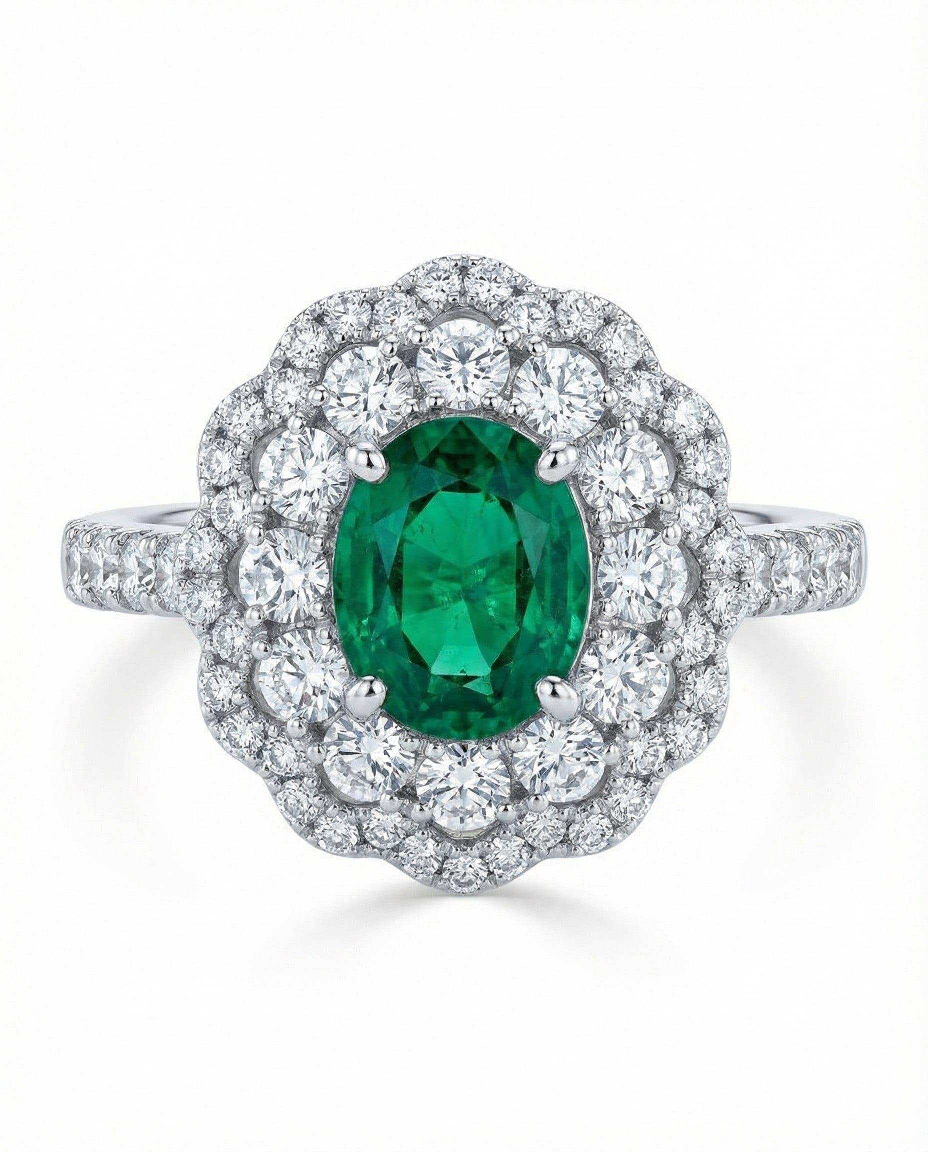 Emerald Ring - Colombia Muzo view 2